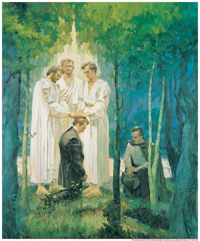 Melchizedek Priesthood Restoration Mormon